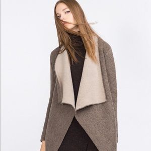 Zara Knit Double Sided Cardigan S